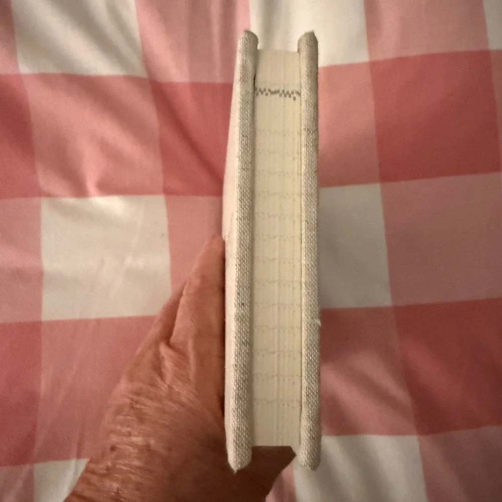 Izola Hellos & Goodbyes Linen Hardcover Journal‎ Lined Beige Travel Diary